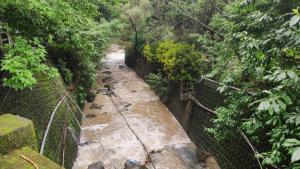 慶福里軟埤坑溪雨後