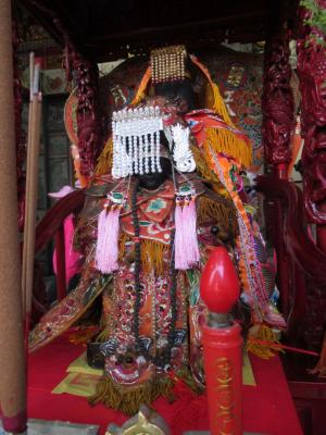 轎子內的天后宮媽祖與文武宮媽祖