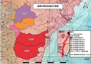 遷徙示意圖